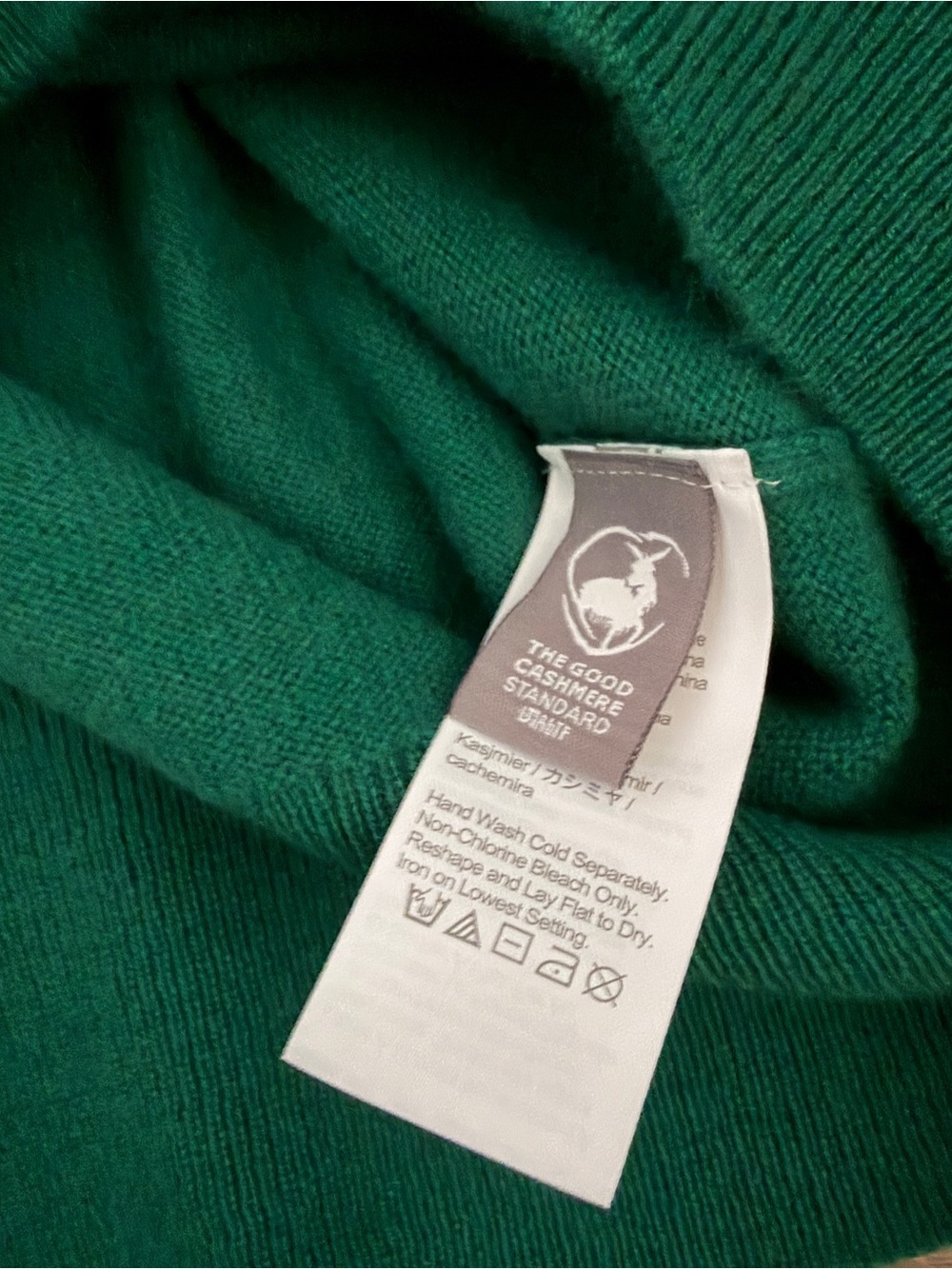 NWT$148 J. Crew π― Cashmere Classic Fit Crewneck Sweater in Emerald Green S Small - Picture 5 of 6